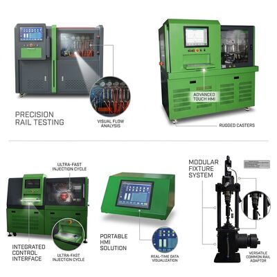 CRP-IoT Intelligenter Common-Rail-Pumpenprüfstand mit 11 kW Motor, 2500 bar Druck und WLAN-Fernüberwachung