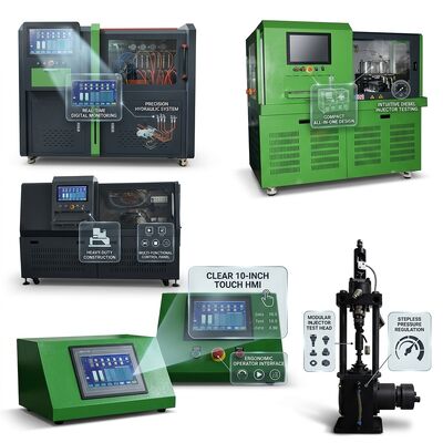 CRP-Multi 4-in-1 Universal Dieselpumpenprüfbank mit 15 kW VFD und 2500 Bar Druckbereich