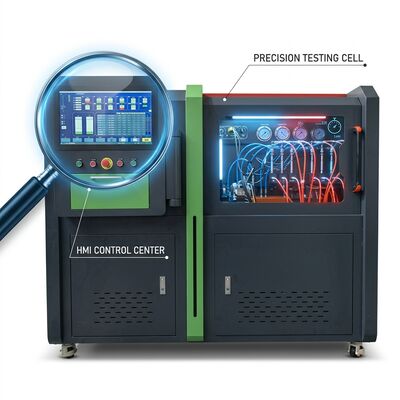 CRP-Kompakte tragbare Common-Rail-Pumpenprüfbank mit 1800 bar Druck, 3 kW Einphasen-220-V-Motor und 85 kg mobilem Design